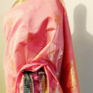 Beautiful Handloom Cotton Silk Saree with Blouse